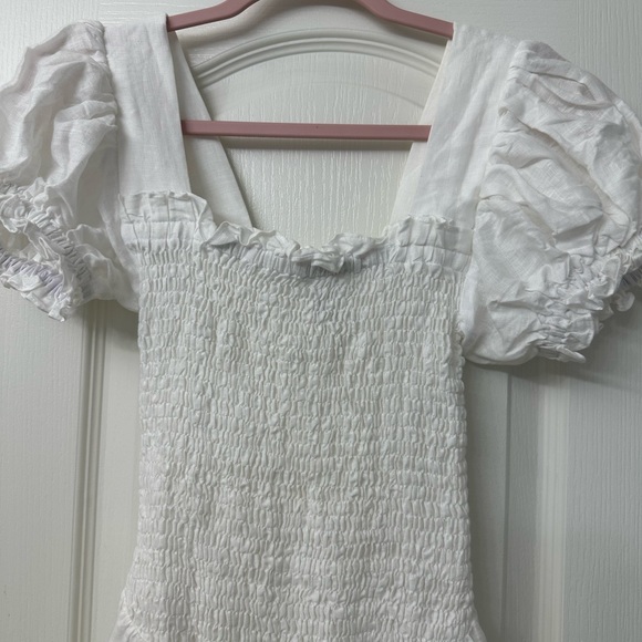 Sleeper Belle linen dress white - Picture 5 of 8
